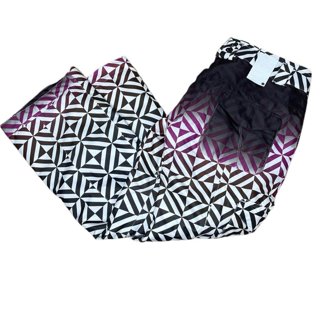 Ride Snowboard Pants Women’s Ombré Purple Low Rise Sz M - Picture 2 of 8